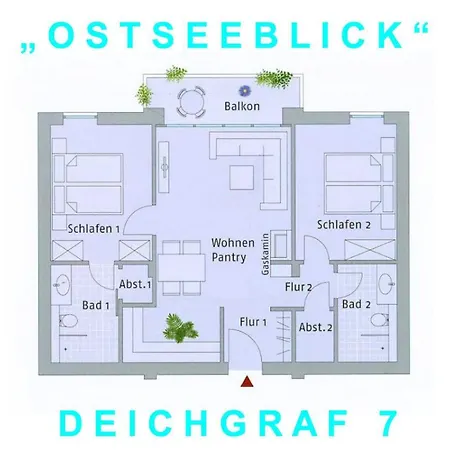 Apartment Deichgraf Ostseeblick Boergerende-Rethwisch